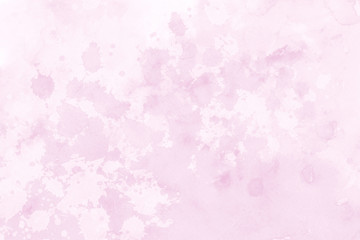 Pink ink and watercolor textures on white paper background. Paint leaks and ombre effects. Hand painted abstract image.