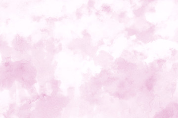Pink ink and watercolor textures on white paper background. Paint leaks and ombre effects. Hand painted abstract image.