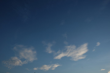 blue sky and clouds nature background