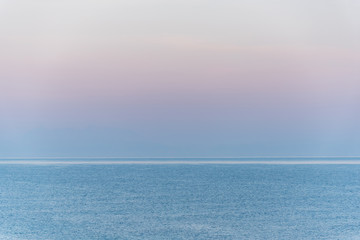 Obraz premium Sunrise on the Southern Italian Mediterranean Sea