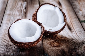 Fresh organic coconut