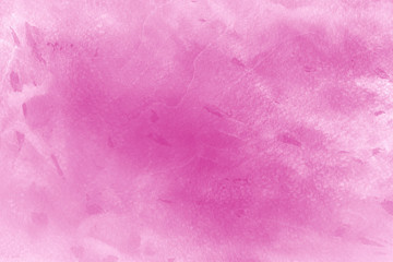 Pink ink and watercolor textures on white paper background. Paint leaks and ombre effects. Hand painted abstract image.