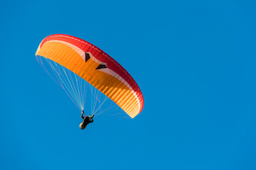 Paraglider in Mount Grappa