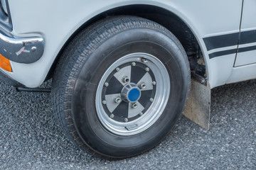 車のホイール　old  Wheel of the car
