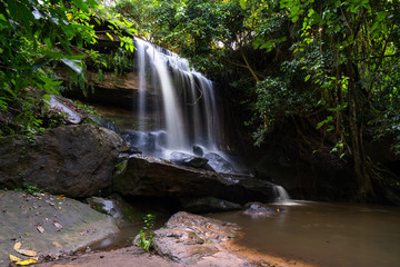 Obraz premium Samrongkiat water fall at Sisaket, Thailand