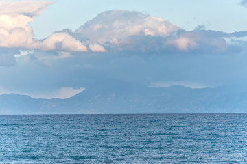 Fototapeta na wymiar Southern Italian Mediterranean Sea Coast