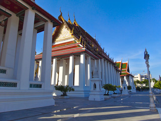 Loha Prasat Wat Ratchanatda temple BANGKOK THAILAND-13 DECEMBER 2018:Built in 1846 at the end of...