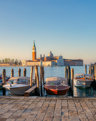 Bootsanleger Venedig San Marco