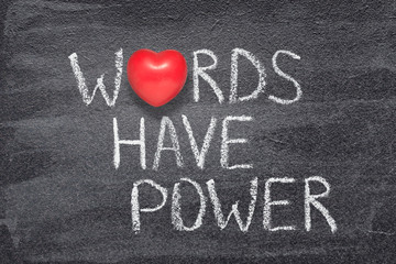 words have power heart © Yury Zap