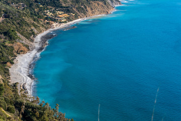 Fototapeta na wymiar Southern Italian Mediterranean Coast