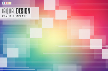 Brochure template, Flyer Design or Depliant Cover for business purposes.