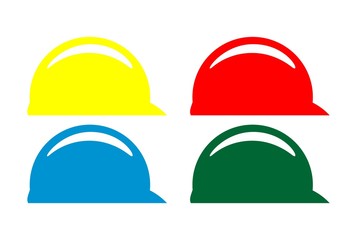 safety helmet color logo icon