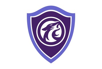 shield jaguar abstract logo icon