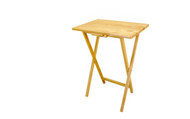 wooden chair isolated on white background