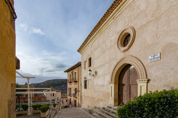 Church of San Nicolas in the historic center of Cuenca