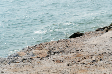 Sea view from above the ground