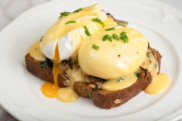 Eggs Benedict for brunch