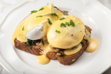 Eggs Benedict for brunch