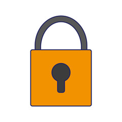 padlock security device symbol