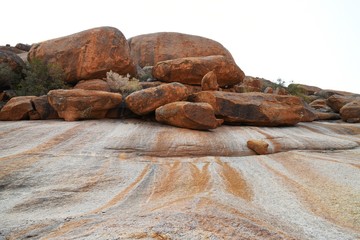 Felsformation im Erongogebirge auf Ameib (Bull`s Party) in Namibia