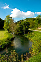 Fluss auf der Schwäbischen Alb