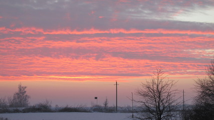Fototapeta premium Winter sunrise