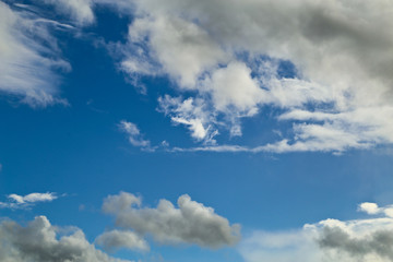 Naklejka na ściany i meble Wolken am Himmel, Hintergrund
