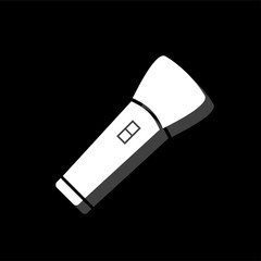 Flashlight icon flat