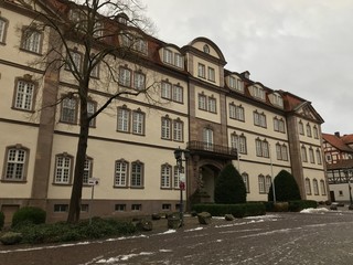 Obraz premium Landgrafenschloss in Rotenburg an der Fulda (Hessen)