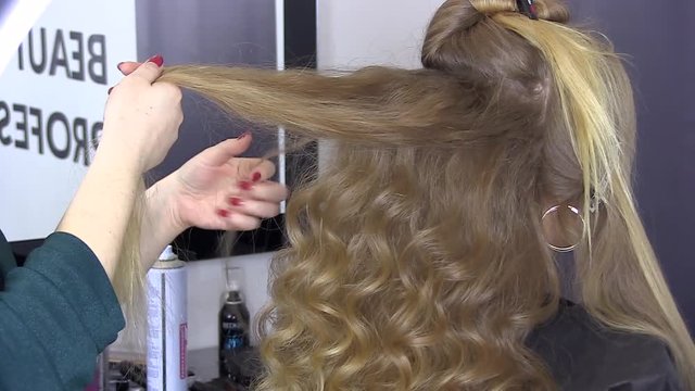  Beautiful hair, curls, hairstyle, wedding