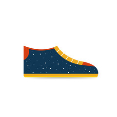 Shoes design.  Colored sneakers. Sport shoes. Running shoes. Vector illustration.