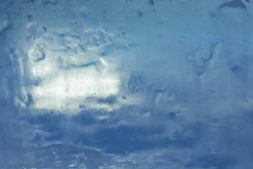 The texture of the ice. The frozen water.Winter background  