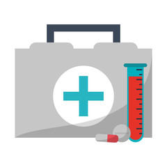 first aids suicarse with blood test and medicine