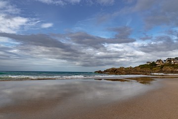 Reflection on sand