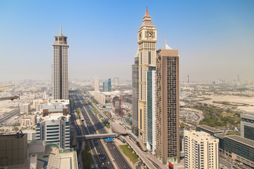 Fototapeta na wymiar Sheikh Zayed Road
