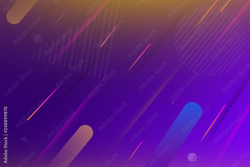 Poster minimal geometric background with latest dynamic shapes, copy space banner
