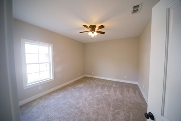 Guest Bedroom In a New Construction Home in the Suburbs