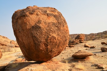 Steinkugeln im Erongogebirge auf der Farm Ameib (Bull`s Party) in Namibia