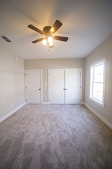 Guest Bedroom In a New Construction Home in the Suburbs