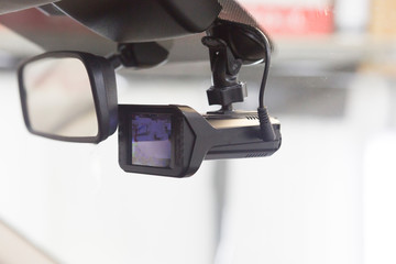 dashboard camera in car