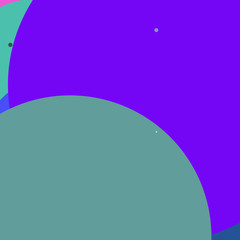 Circle geometric beautiful abstract background multicolor pattern