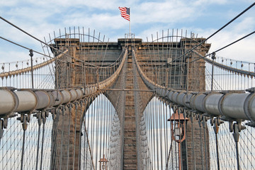 Fototapeta premium New York, Brooklin bridge