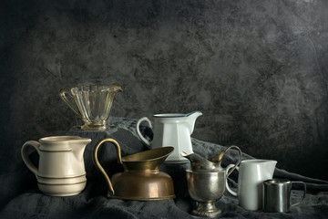 Various Gravy Sauce Boats and Creamers
