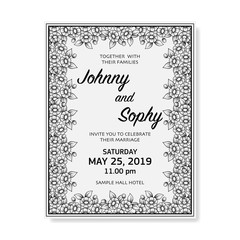 Rectangle daisy frame