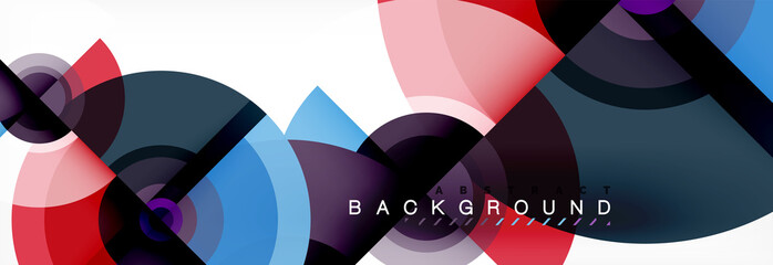 Abstract background circle design