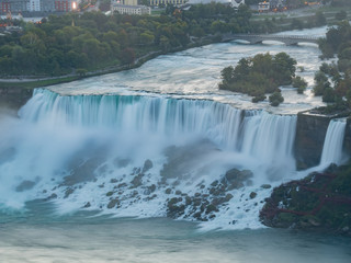 Aerial view of the beautiful Niagara Falls