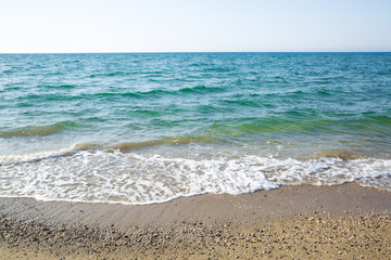 Fototapeta na wymiar Ligurian sea, Italy.