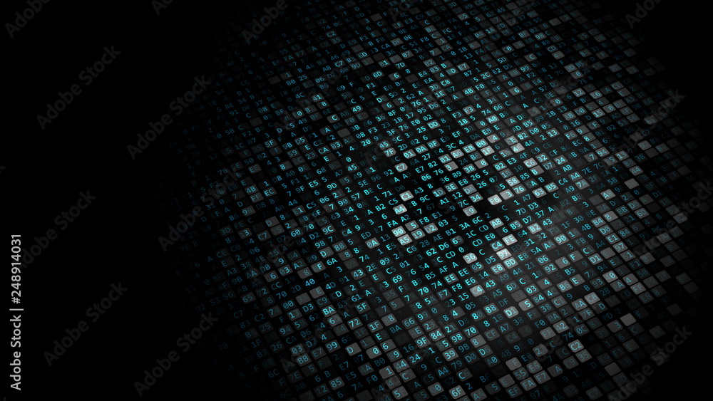 Poster internet data concept