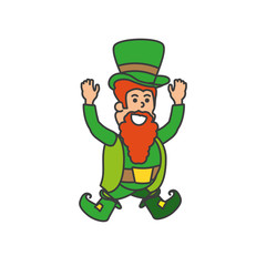 leprechaun with hat avatar character