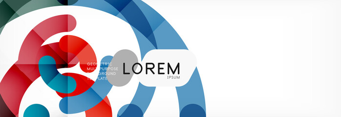 Modern geometrical abstract background